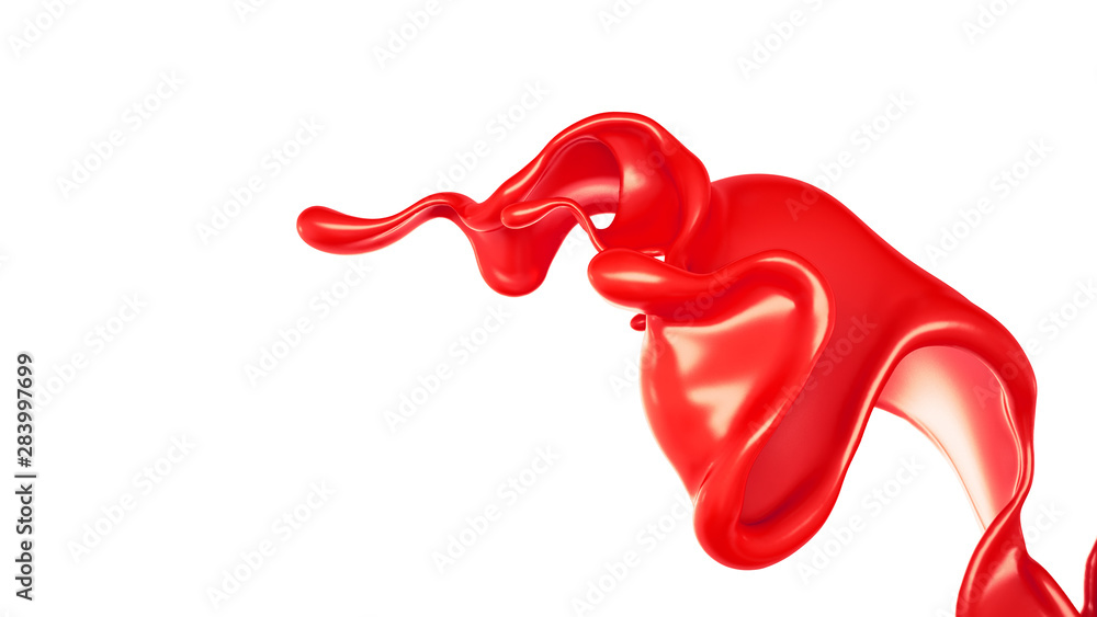 Splash of fluid. 3d illustration, 3d rendering. Splash of fluid. 3d illustration, 3d rendering.