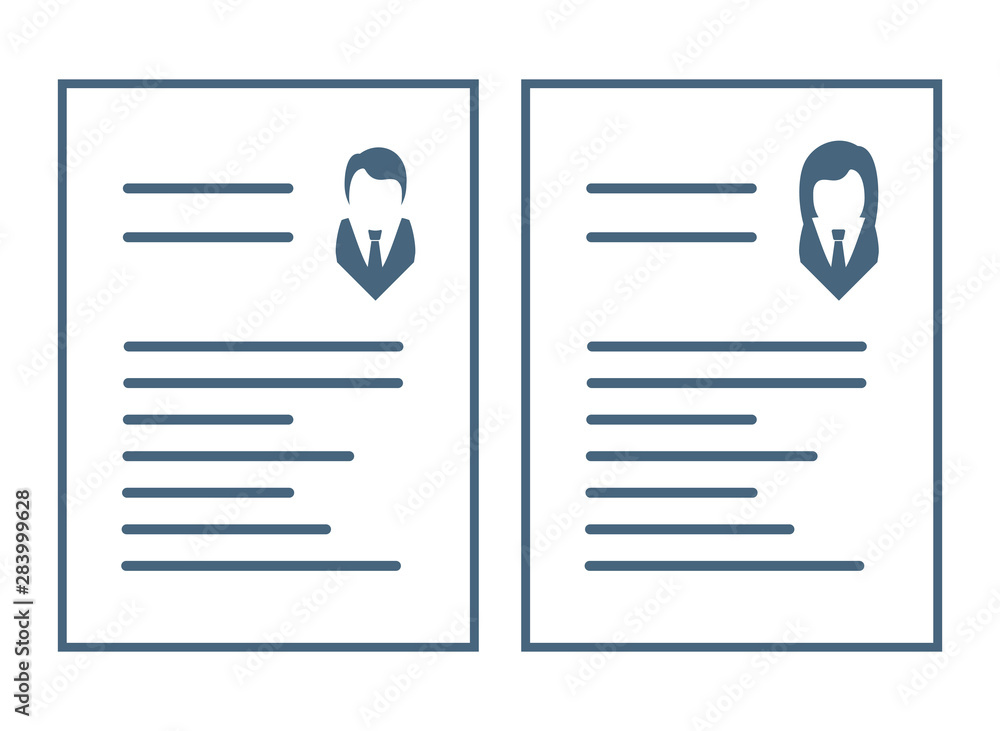 Curriculum vitae icon Curriculum vitae icon