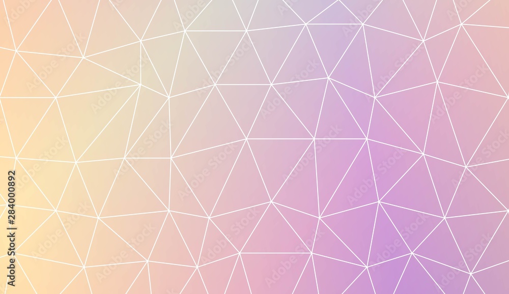 Decorative background with triangles. Template for your banner. Vector illustration. Creative gradient color.