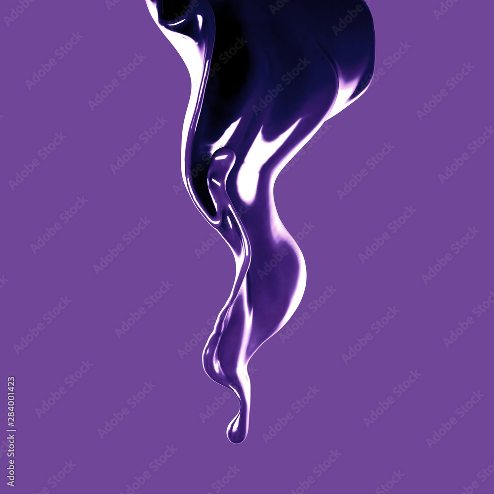 Splash of fluid. 3d illustration, 3d rendering. Splash of fluid. 3d illustration, 3d rendering.