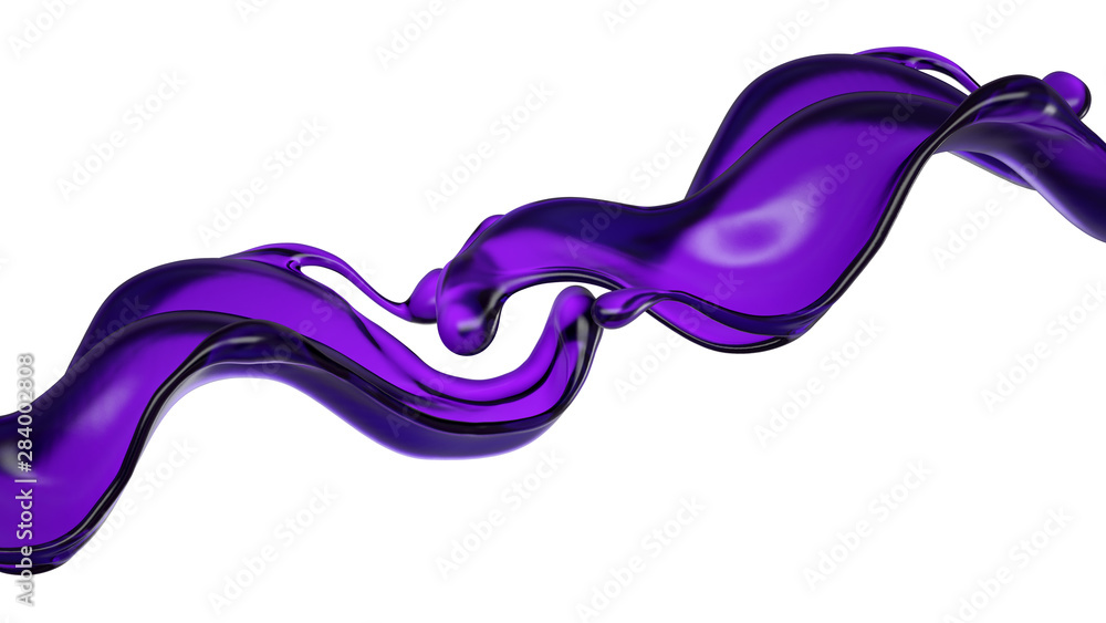 Splash of fluid. 3d illustration, 3d rendering. Splash of fluid. 3d illustration, 3d rendering.