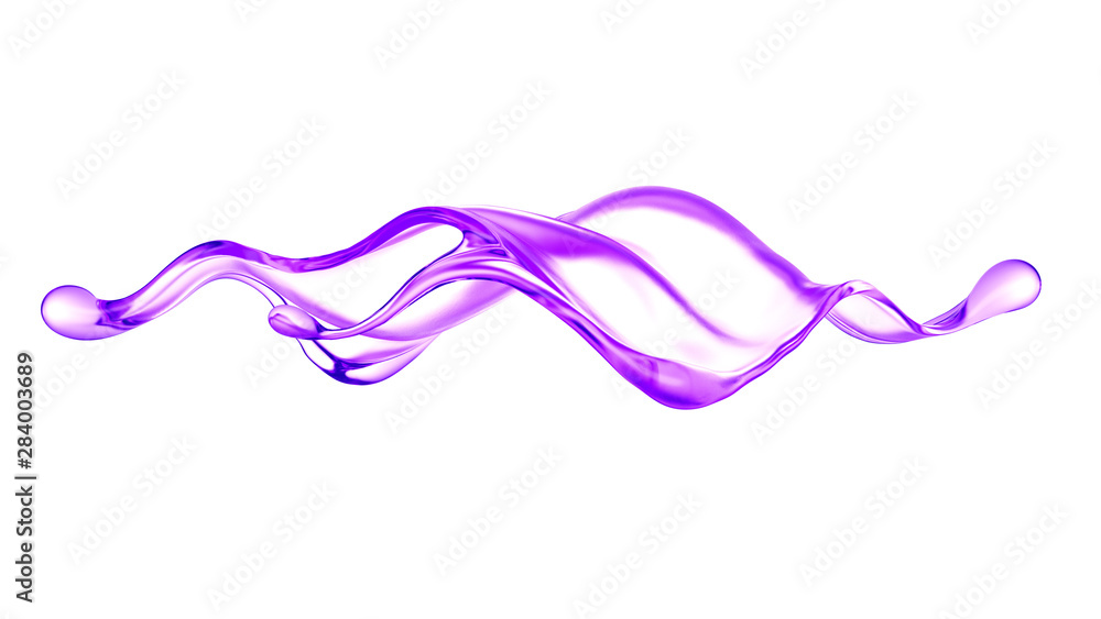 Splash of fluid. 3d illustration, 3d rendering. Splash of fluid. 3d illustration, 3d rendering.