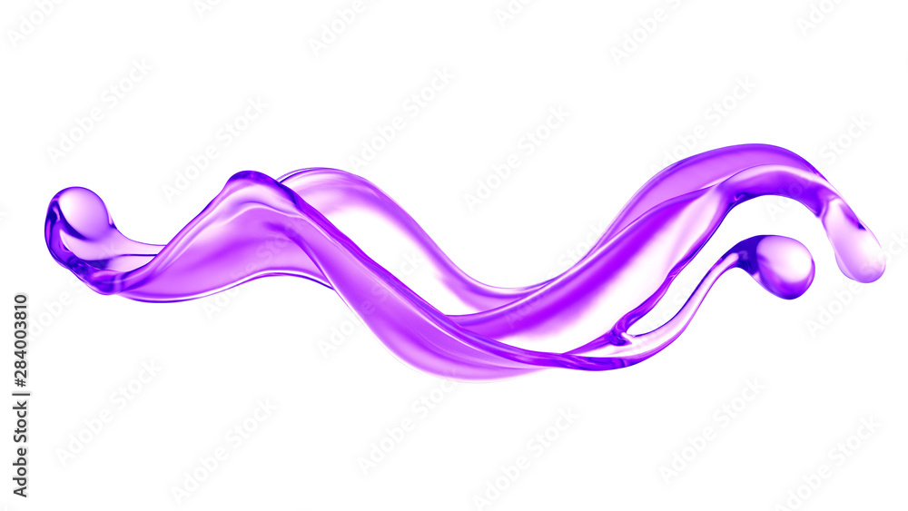 Splash of fluid. 3d illustration, 3d rendering. Splash of fluid. 3d illustration, 3d rendering.