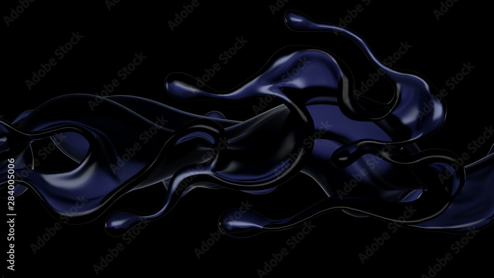 Splash of fluid. 3d illustration, 3d rendering. Splash of fluid. 3d illustration, 3d rendering.