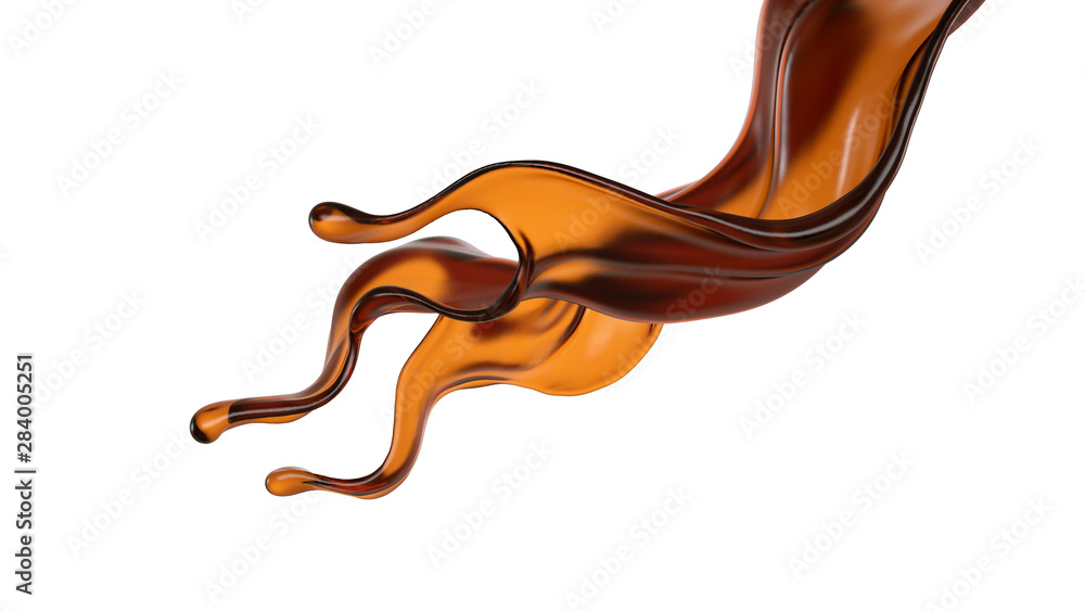 Splash of fluid. 3d illustration, 3d rendering. Splash of fluid. 3d illustration, 3d rendering.