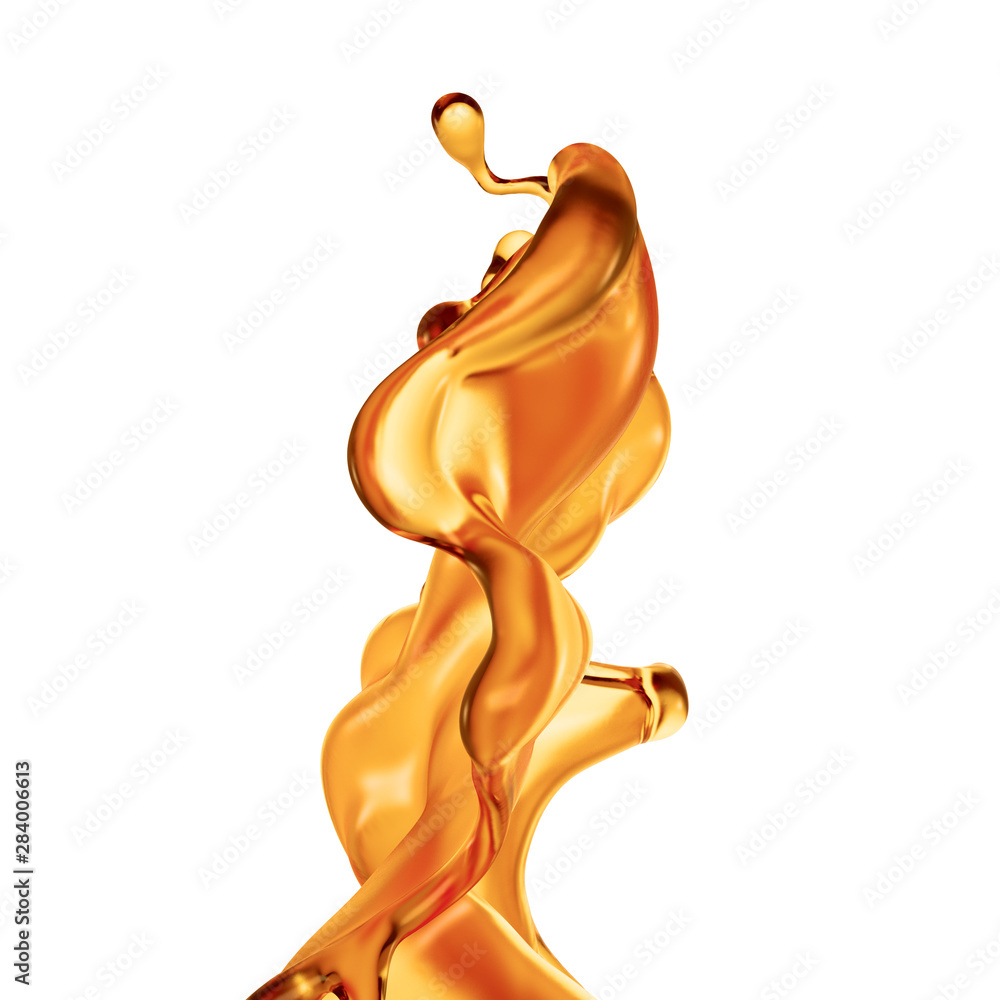 Splash of fluid. 3d illustration, 3d rendering. Splash of fluid. 3d illustration, 3d rendering.