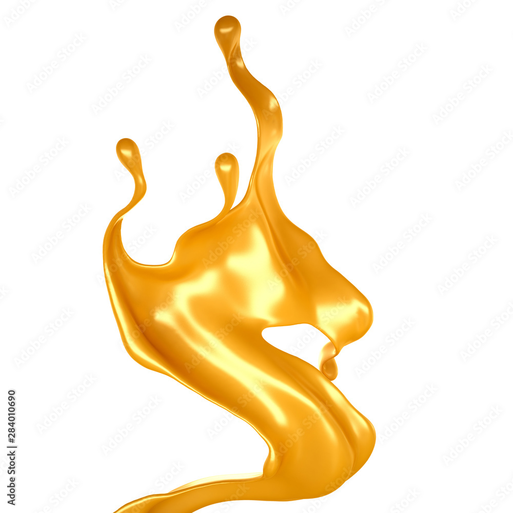 Splash of fluid. 3d illustration, 3d rendering. Splash of fluid. 3d illustration, 3d rendering.