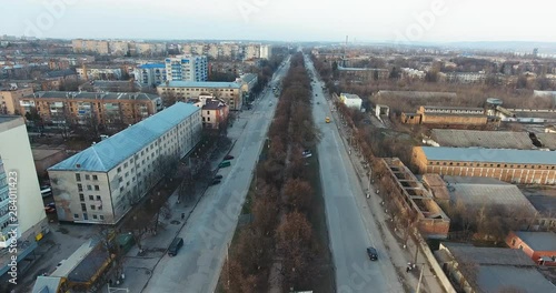 Wallpaper Mural Panoramic Aerial drone view of city Torontodigital.ca