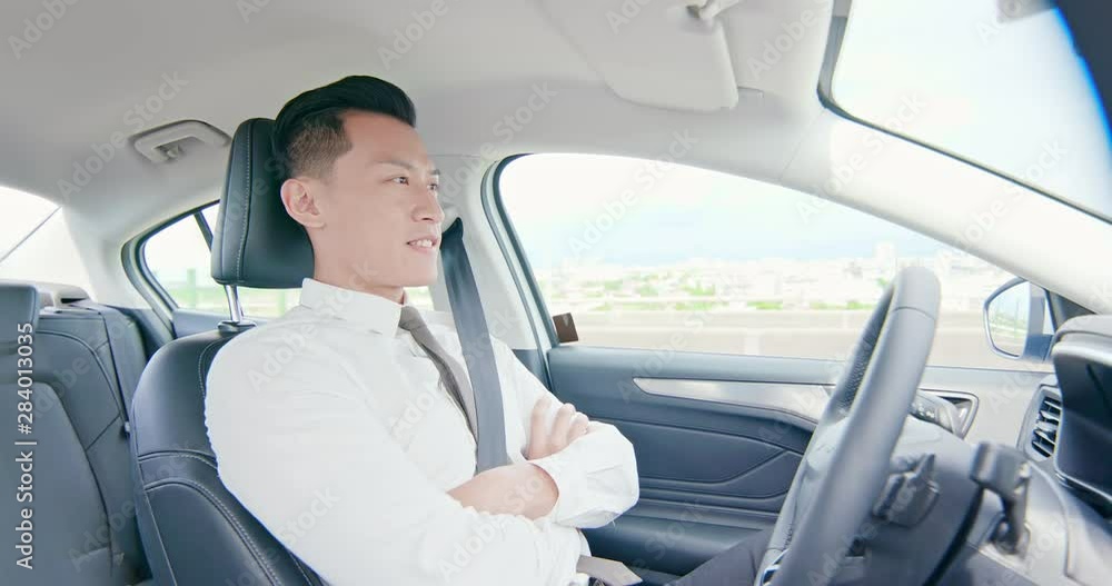 Smart self driving car concept Smart self driving car concept
