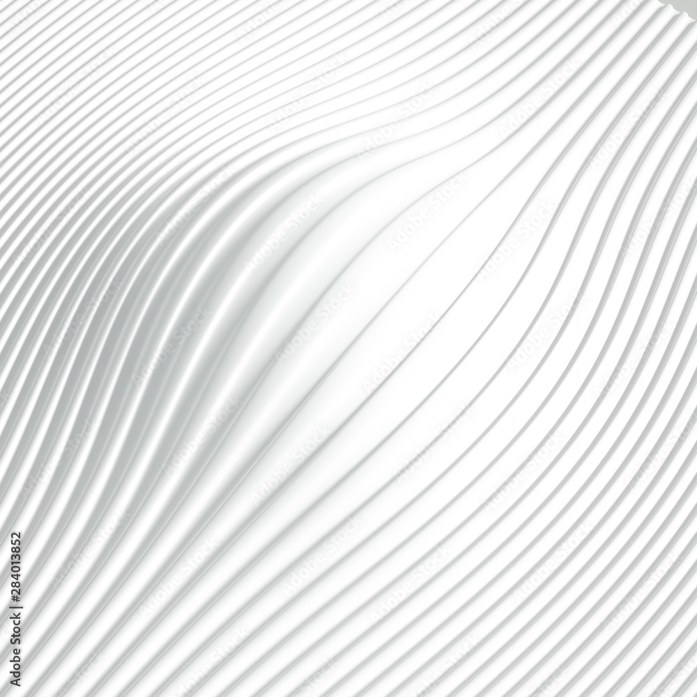 White matte background with a volume print. 3d illustration, 3d rendering. White matte background with a volume print. 3d illustration, 3d rendering.