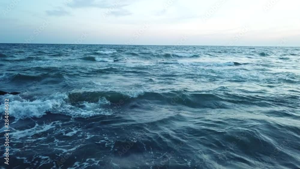Aerial view of beautiful sea and wave for your work. Aerial view of beautiful sea and wave for your work.