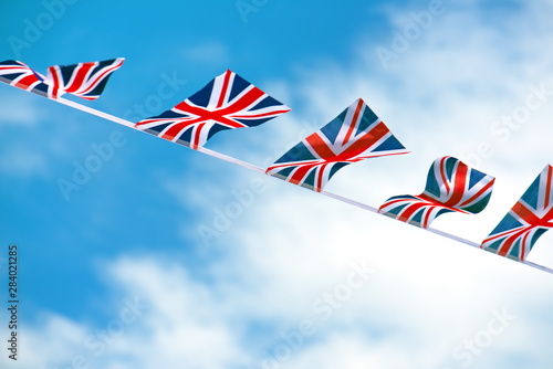 many british flag of great britain Coronation of Charles III and Camilla Keir Starmer photo