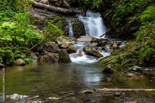 waterfall in rock