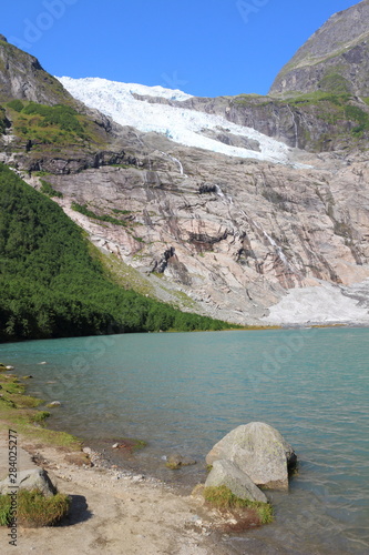 Norwegen - Bøyabreen. Impressionen.  photo