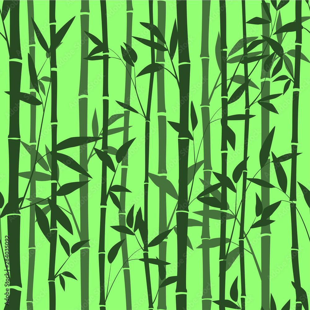 Naklejka premium Bamboo forest for background EPS 10