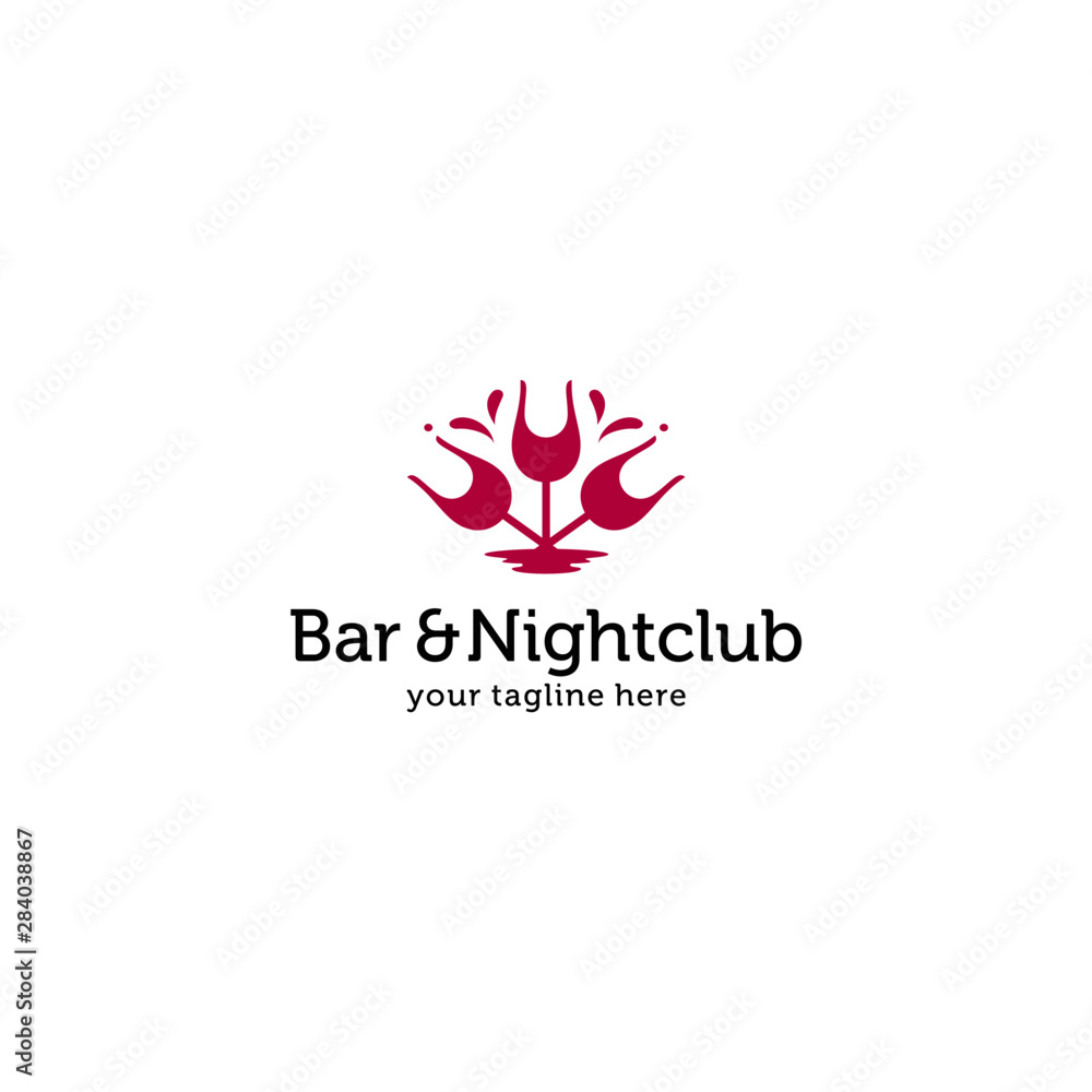 Bar and Nightclub Logo Vector Bar and Nightclub Logo Vector