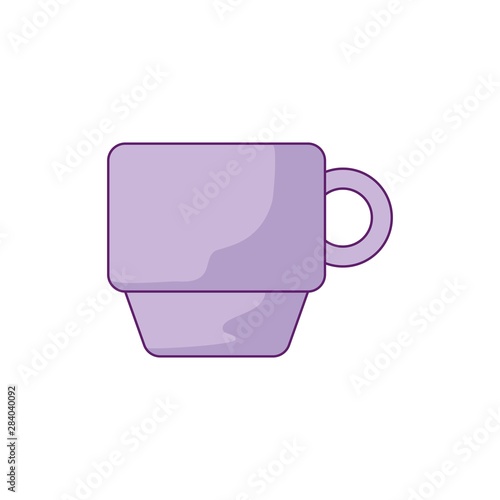 cup ceramic dishware isolated icon