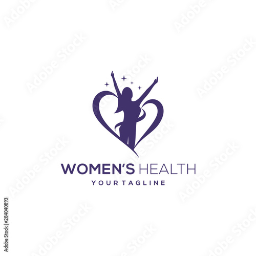 Women Health Logo Template