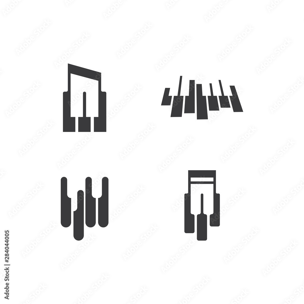 Piano icon vector ilustration Piano icon vector ilustration