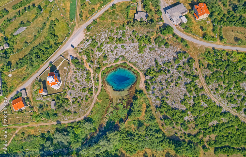 Source of the river Cetina, Croatia