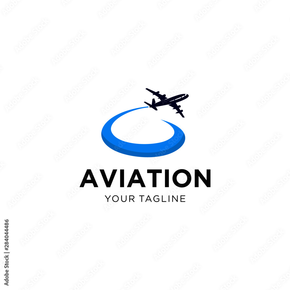Aviation Logo Design Vector Template Aviation Logo Design Vector Template