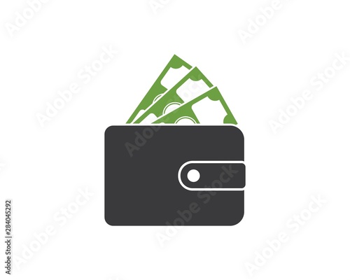 wallet  logo icon vector illustration