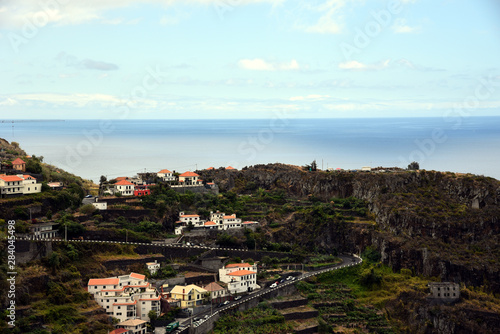 Landscapes of Ribeira Brava, Madeira - Portugal.