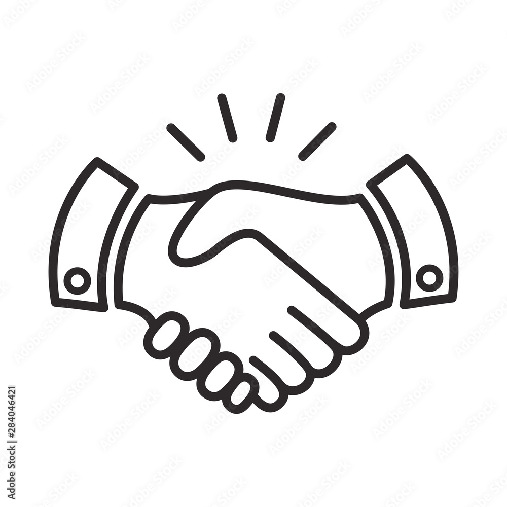handshake icon vector design illustration handshake icon vector design illustration