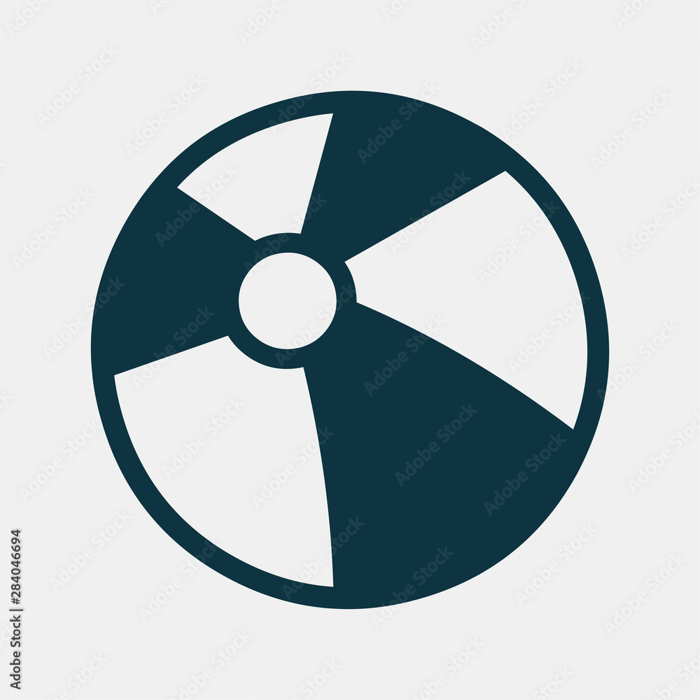 beach ball icon isolated vector illustration design beach ball icon isolated vector illustration design