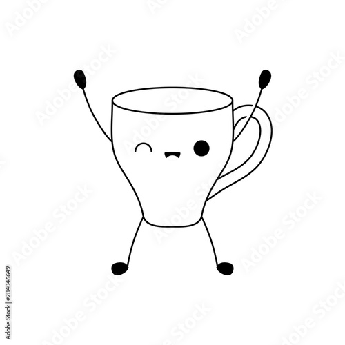 cute cup ceramic kawaii style
