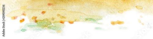 Watercolor Abstract Beach
