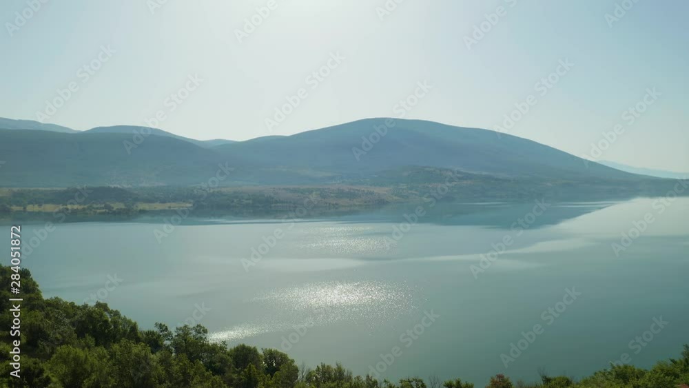 Reservoir lake Peruca at the river Cetina, Croatia Reservoir lake Peruca at the river Cetina, Croatia