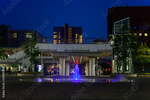 あさの汐風公園の夜景（福岡県）