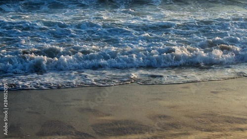 Wallpaper Mural Camera move along shoreline at sunset at Venice Beach in slow motion Torontodigital.ca