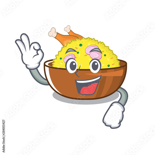 Okay chicken biryani cooked in character skillet
