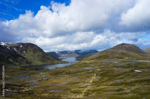 Beautiful fjord in sunny day. North Cape area, Norway © Valmond