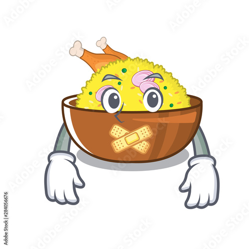 Silent chicken biryani with in cartoon shape