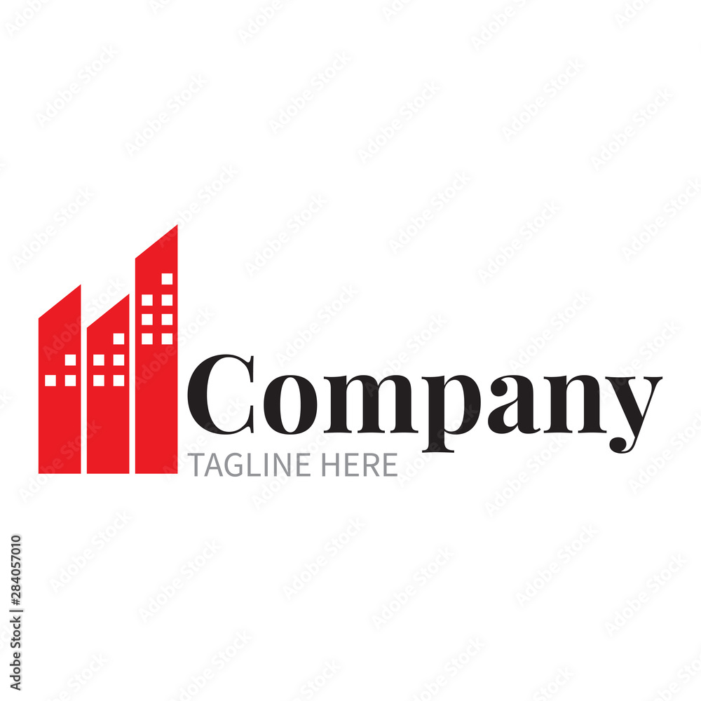 Fototapeta premium modern real estate logo