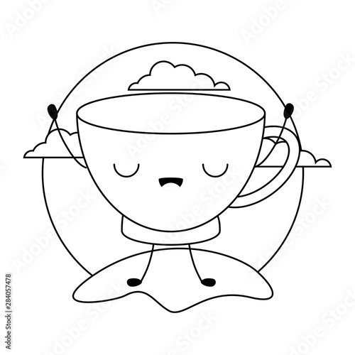 cute cup ceramic kawaii style