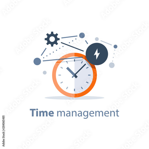 Long term investment, time is money concept, financial future planning, pension savings fund, finance solutions, time management