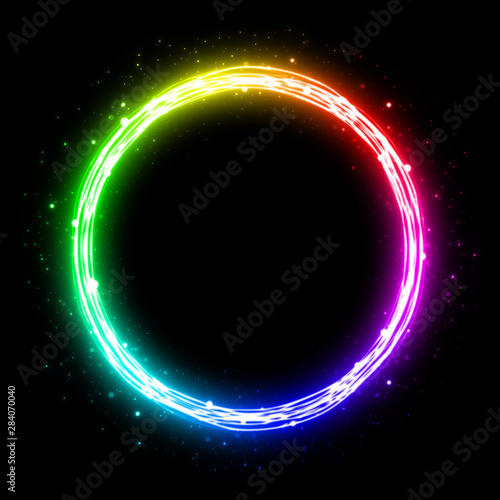 Rainbow circle (line)