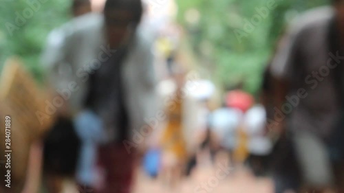 Wallpaper Mural walk, travel, pedestrian, anonymous, bokeh, sunset, urban, outdoors, face, way, people, kingdom, asphalt, abstract, motion, blurred, men, busy, street, modern, life, sun, blur, bright, young, united,  Torontodigital.ca