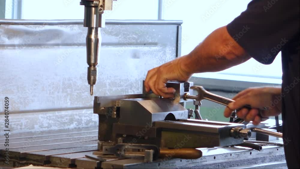 drilling holes in the drilling machine drilling holes in the drilling machine