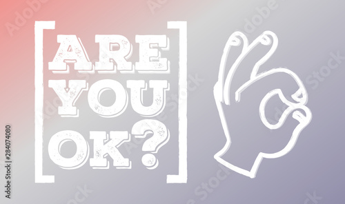 Are you ok quote vector illüstration for poster, banner, slider, ad