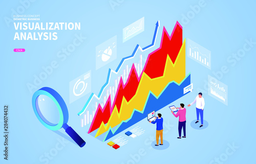 Isometric data analysis and statistical concepts, data visualization