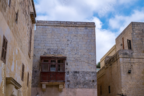 Street Scene from Mdina, Malta - The Silent City photo