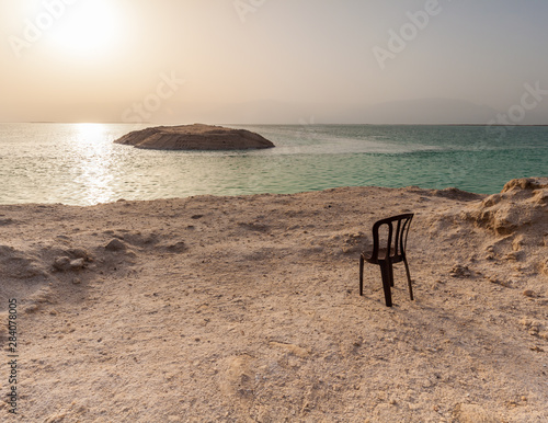 Beautiful view of the Dead Sea .