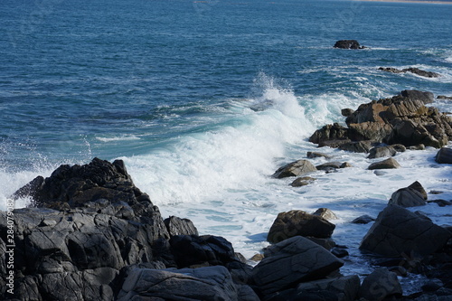 海と空と波の風景（福岡志賀島）