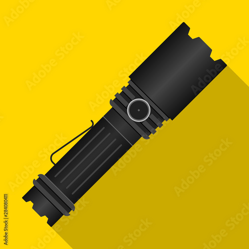 Flashlight Tactical Concept Illustration Vector