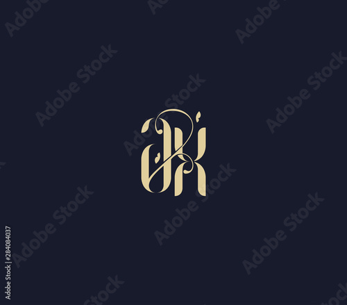 letter A X logo. luxury lettr AXF logo design element. photo